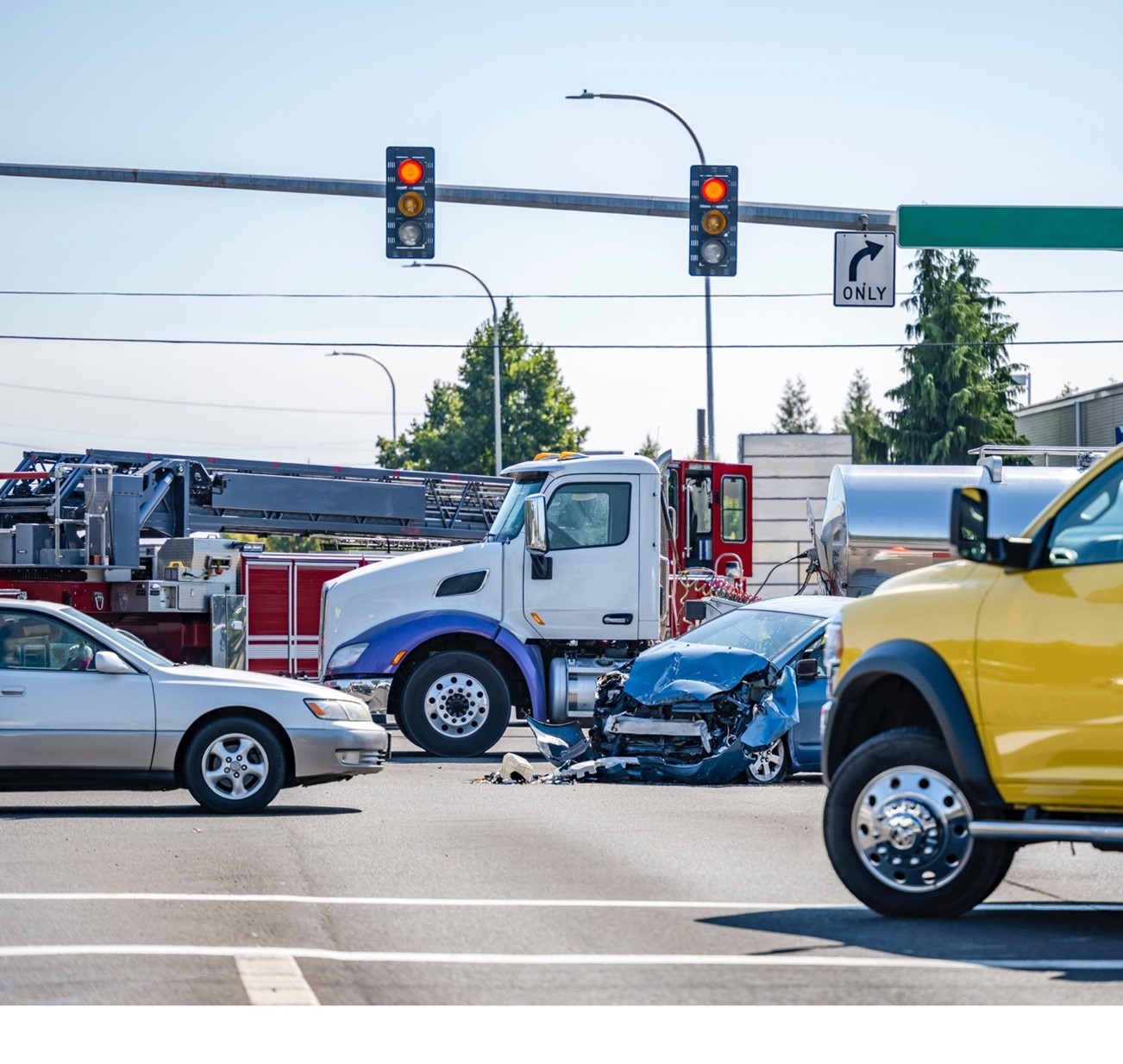 red light accidents